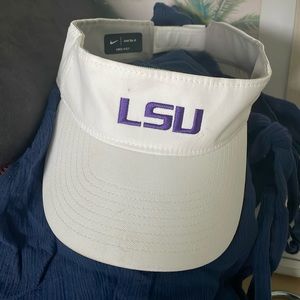 LSU nike visor